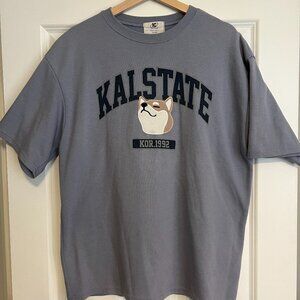 Korean Oversize Shirt "KALSTATE KOR. 1992" Size M/L